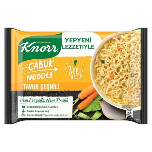 Knorr Tavuk Çeşnili Çabuk Noodle 66 Gr. ürün görseli