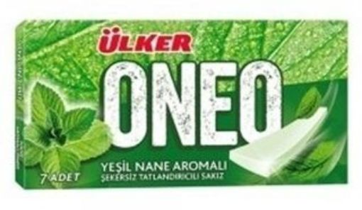 Ülker Oneo Sakız Yeşil Nane Aromalı 14 Gr. ürün görseli