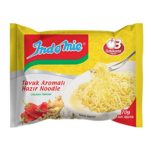 Indomie Tavuk Aromalı Hazır Noodle 70 Gr. ürün görseli