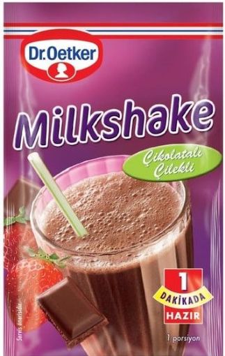 Dr. Oetker Çikolatalı & Çilekli Milkshake 24 Gr. ürün görseli