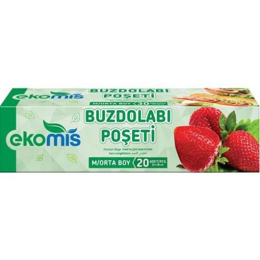 Ekomis Buzdolabı Poşeti Orta Boy 20 Adet. ürün görseli