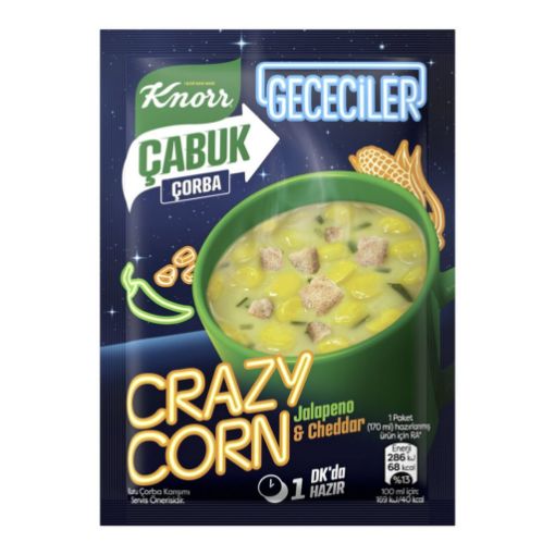 Knorr Çabuk Çorba Crazy Corn 18 Gr. ürün görseli