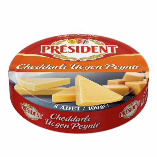 President Cheddarlı Üçgen Peynir 100 Gr. ürün görseli