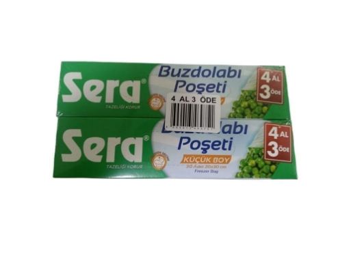 Sera Buzdolabı Poşeti Küçük Boy 4 Al 3 Öde 4 x 40 Adet. ürün görseli