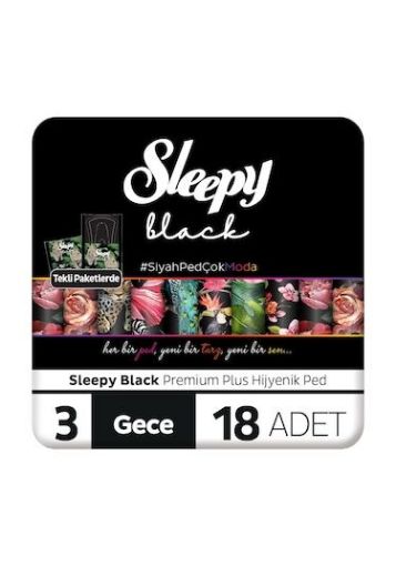 Sleepy Ped Black Eko Gece 18  Lı. ürün görseli