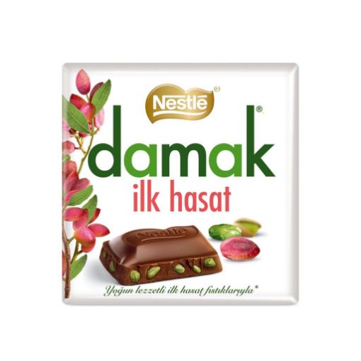 Nestlé Damak İlk Hasat Antep Fıstıklı Sütlü Çikolata 60 Gr. ürün görseli