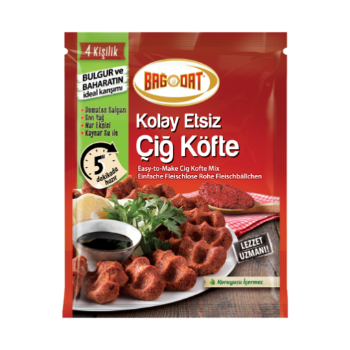 Bağdat Kolay Etsiz Çiğ Köfte 120 Gr. ürün görseli