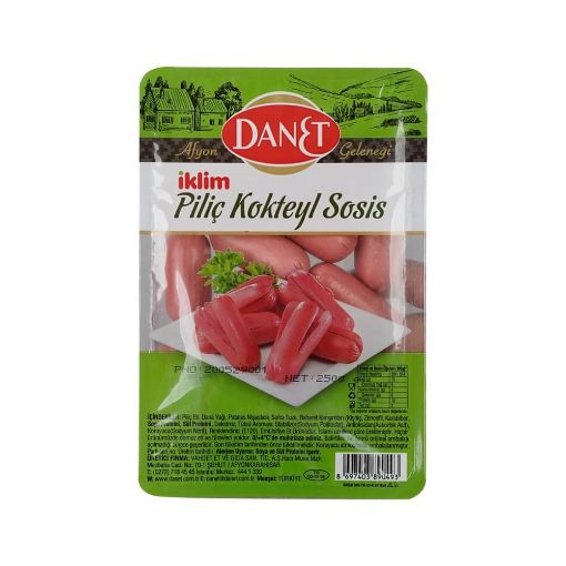 Danet İklim Kokteyl Piliç Sosis 250 Gr. ürün görseli