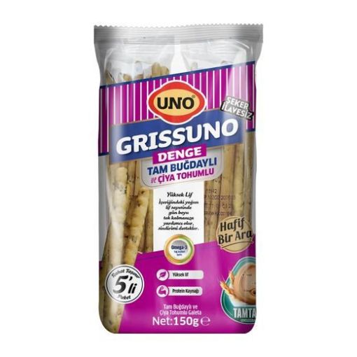 Uno Denge Tam Buğdaylı ve Çiya Tohumlu Grissini 150 g. ürün görseli