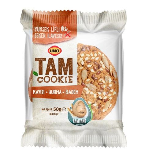 Uno Hurma Kayısı Bademli Cookies 50 g. ürün görseli