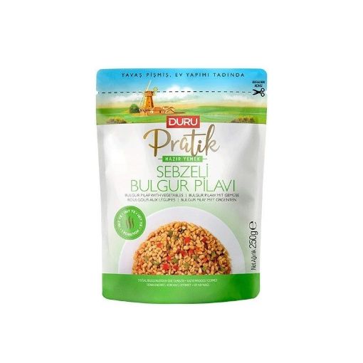 Duru Bakliyat Sebzeli Bulgur Pilavı 250 Gr. ürün görseli
