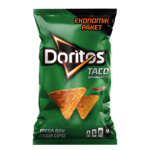 Doritos Taco Baharatlı Mısır Cipsi Mega Boy 218 Gr. ürün görseli