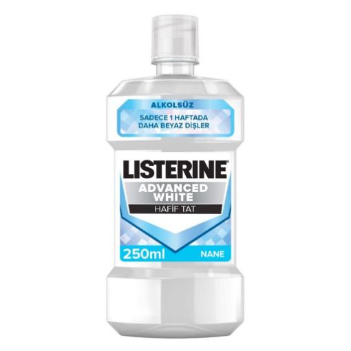 Listerine Advanced White Hafif Tat Nane 250 ml. ürün görseli