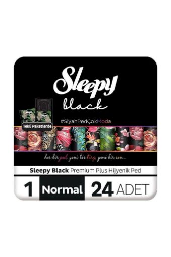 Sleepy Ped Black Eko Normal 24 Lu. ürün görseli