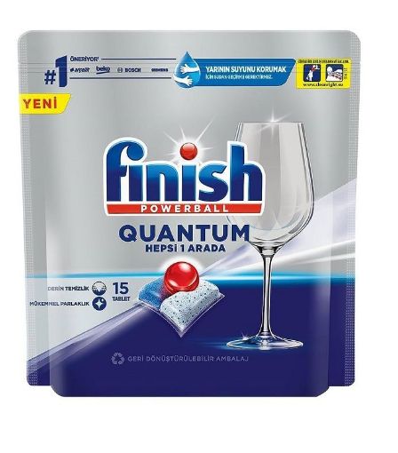Finish Quantum Kapsül Bulaşık Makinesi Deterjanı - 15 Adet. ürün görseli