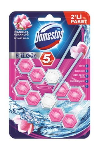 Domestos Wc Blok 5  Lı Guc Duopack Manolya. ürün görseli