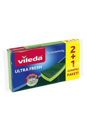 Vileda  Sünger Ultra Fresh 2+1 Lı Duz. ürün görseli