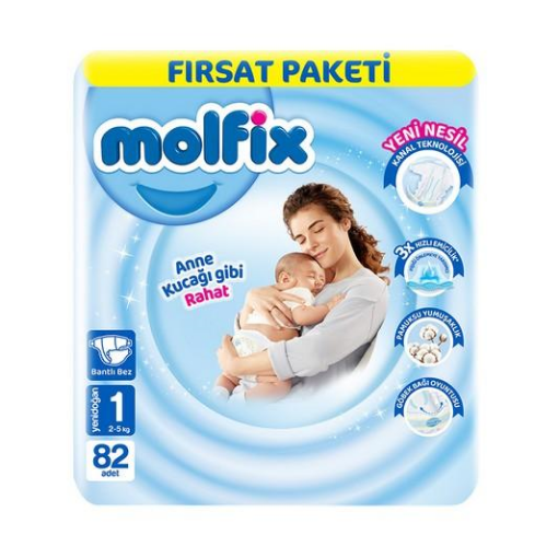 Molfix Fırsat Paket Yenidoğan 82  Lı. ürün görseli