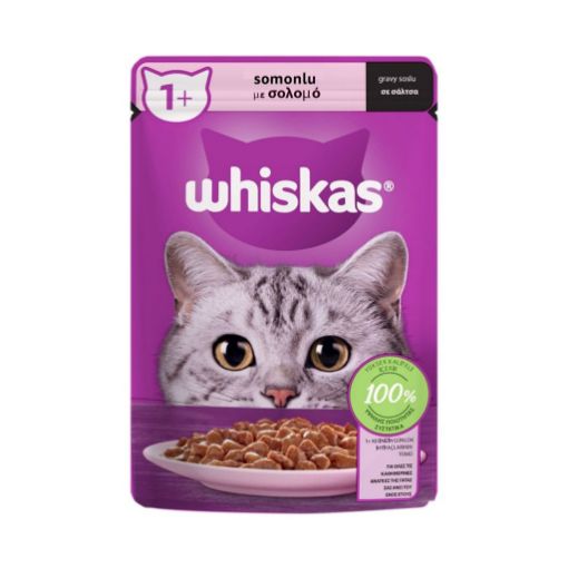 Whiskas Somonlu Yaş Kedi Maması 85 Gr. ürün görseli