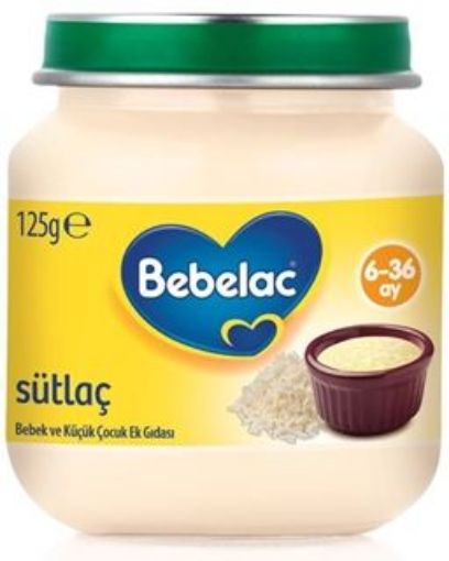 Bebelac Sütlaç Bebek ve Çocuk Ek Gıdası 6 -36 Ay 125 Gr. ürün görseli