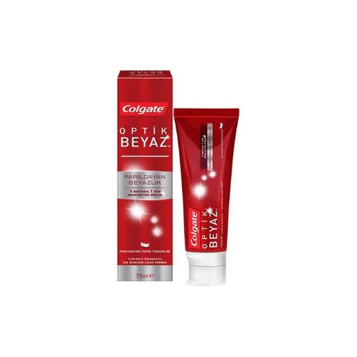 Colgate Optic White Parıldayan Beyazlık Beyazlatıcı Diş Macunu 75 ml. ürün görseli