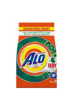 Resim Alo Platinum Aqua Pudra Fairy Etkili Renkliler İçin Toz Deterjan 7 kg
