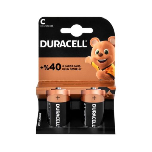 Duracell Orta C Pıl  2Lı . ürün görseli