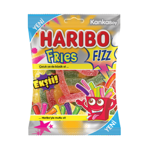 Haribo Lıkırr Fizz Ekşi Jelibon 70 Gr. ürün görseli