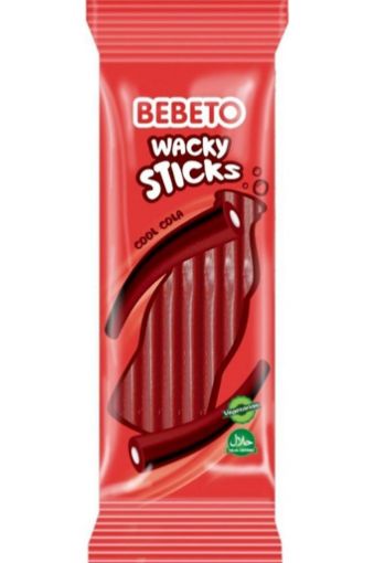 Bebeto Wacky Sticks Fizzy Şekerleme 175 Gr. ürün görseli