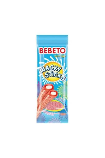 Bebeto Wacky Sticks Yumuşak Şeker 75 Gr. ürün görseli