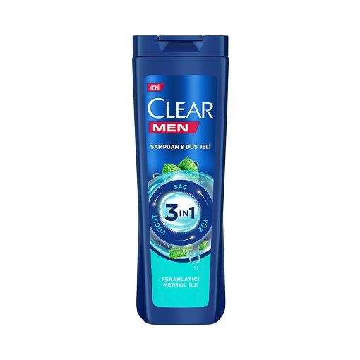 Clear Şampuan& Duş Jeli Men 350 Ml  Ferhlatıcı. ürün görseli