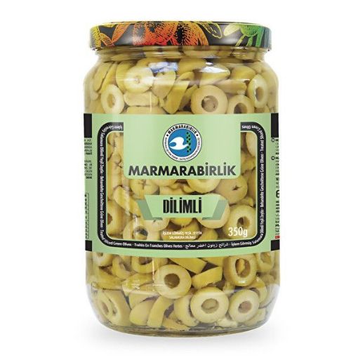 Marmarabirlik Dilimlenmiş Yeşil Zeytin 350 g. ürün görseli