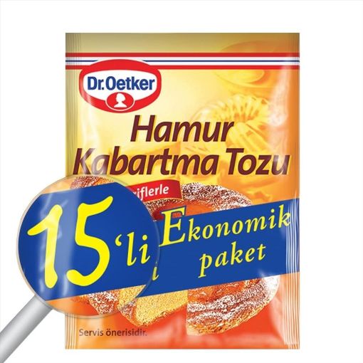 Dr. Oetker Hamur Kabartma Tozu 15x10 Gr. ürün görseli