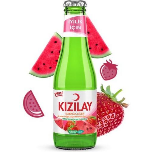 Kızılay Karpuz & Çilek Aromalı Maden Suyu 200 ml. ürün görseli