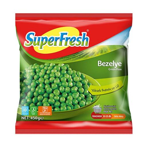 Superfresh Bezelye 450 Gr. ürün görseli