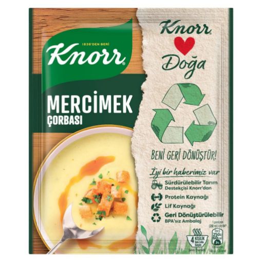 Knorr Hazır Mercimek Çorbası 76 Gr. ürün görseli