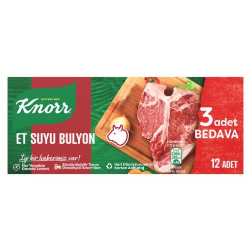 Knorr Et Suyu Tablet Bulyon 12 adet. ürün görseli