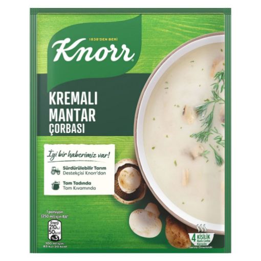 Knorr Hazır Kremalı Mantar Çorbası 63 Gr. ürün görseli