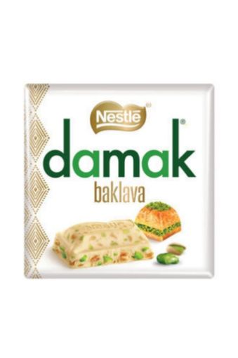 Nestlé Damak Antep Fıstıklı Baklavalı Beyaz Çikolata 60 Gr. ürün görseli