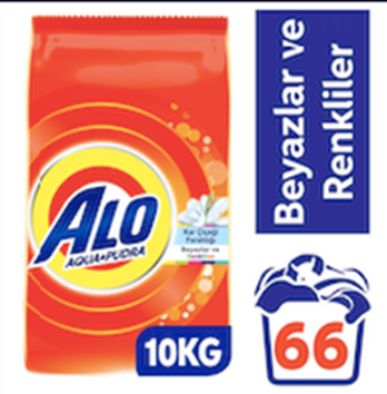 Resim Alo Automat 10 Kg.Beyaz Renkli