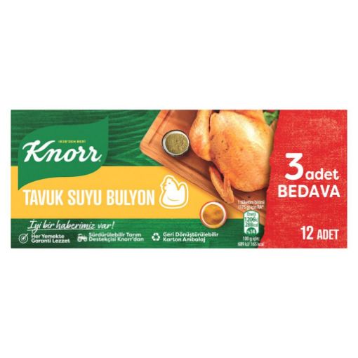 Knorr Tavuk Bulyon Tablet 120 Gr. ürün görseli