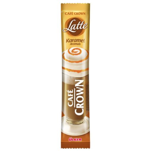 Café Crown Latte Karamel Aromalı Hazır Kahve 17 Gr. ürün görseli