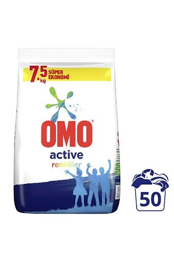 Omo Toz Çamaşır Deterjanı Active Fresh Renkliler 7.5 kg. ürün görseli