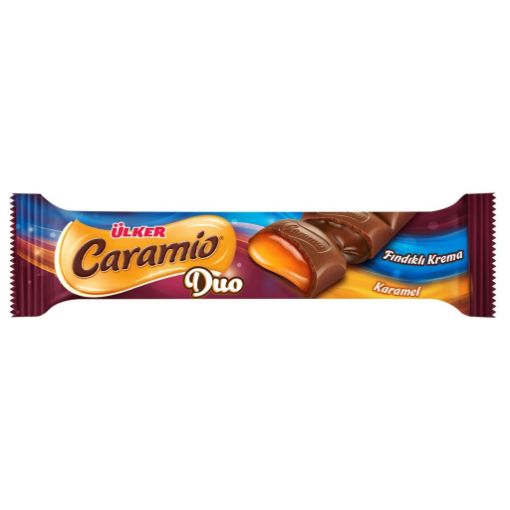 Ülker Caramio Duo Fındıklı Karamelli Çikolata 32 Gr. ürün görseli