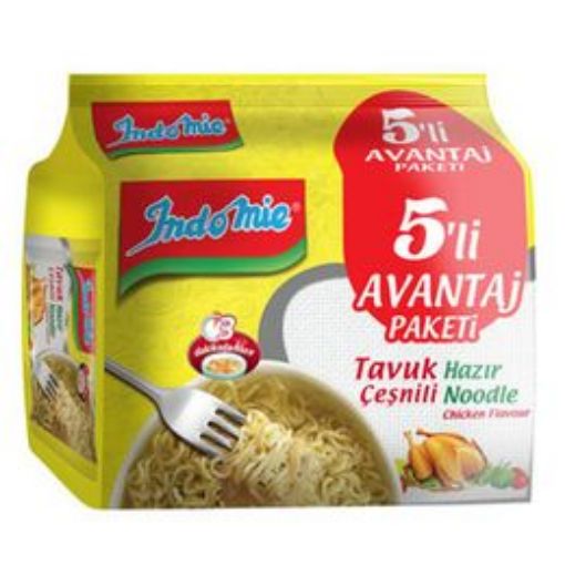 Indo Mıe Noodles 5 Lı 5X70 Gr Tavuklu. ürün görseli