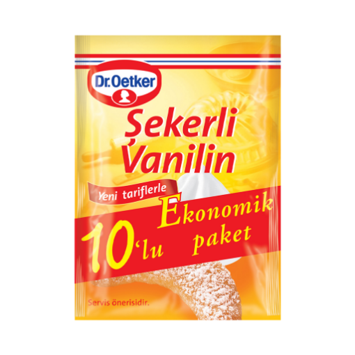 Dr. Oetker Şekerli Vanilin 10 Adet 50 Gr. ürün görseli