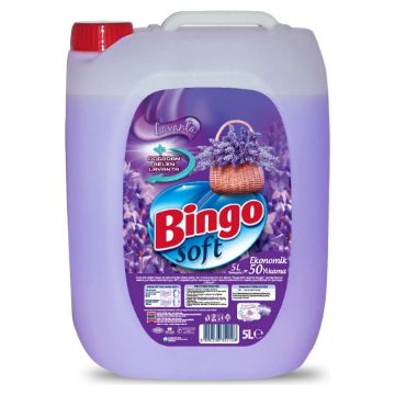 Resim Bingo Soft Lavanta Rüzgarı Çamaşır Yumuşatıcı 5 Lt