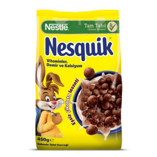 Nestlé Nesquik Çikolatalı Kahvaltılık Gevrek 450 g. ürün görseli