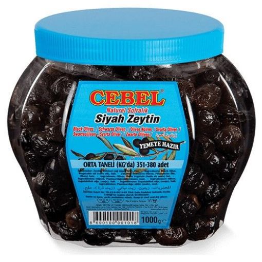 Cebel Mega Sele Siyah Zeytin 1 kg. ürün görseli