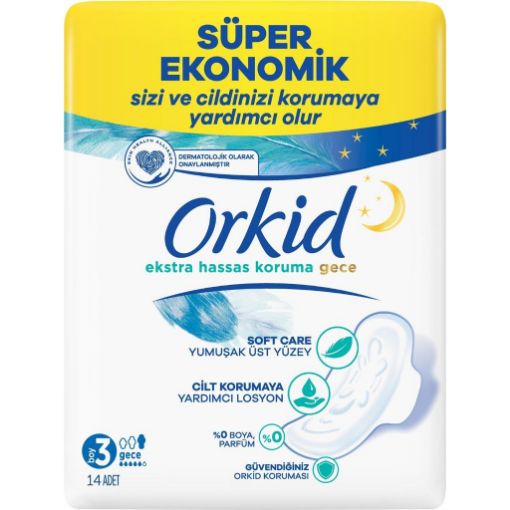 Orkid Hassas Extra 4 Lu Pk.Gece 14  Lu. ürün görseli